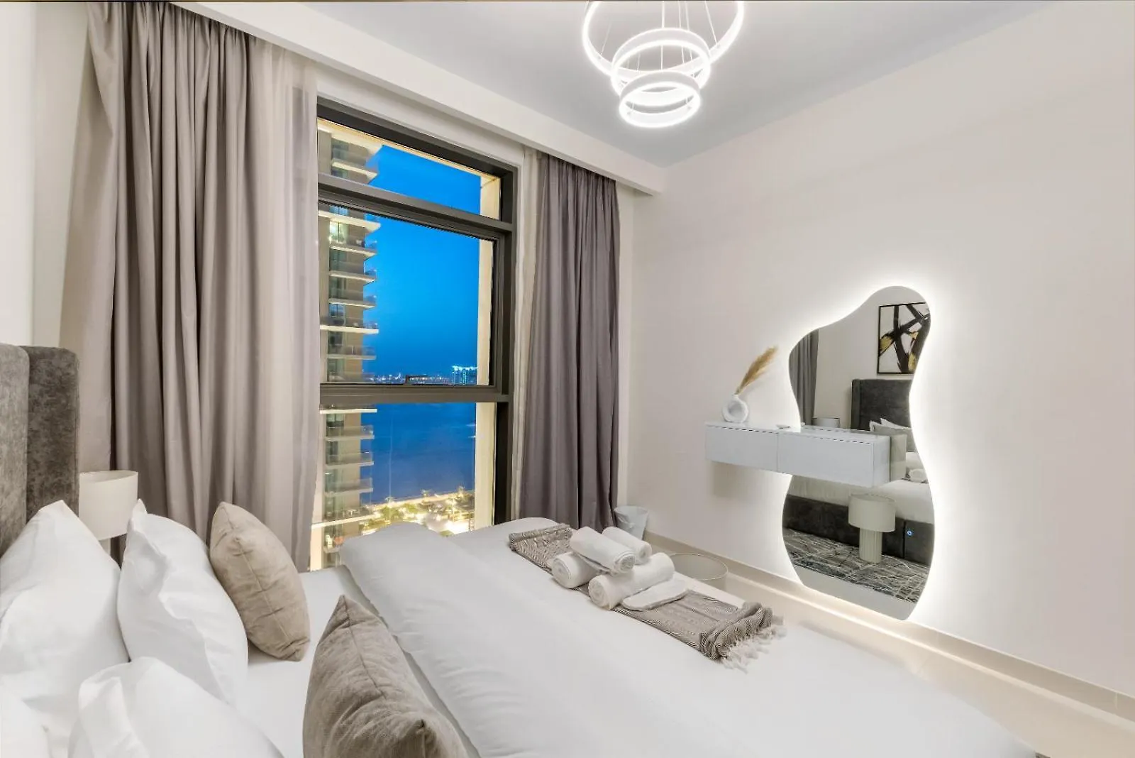Apartment Beachfront Bliss In Marina Vista New & Cozy Dubai United Arab Emirates