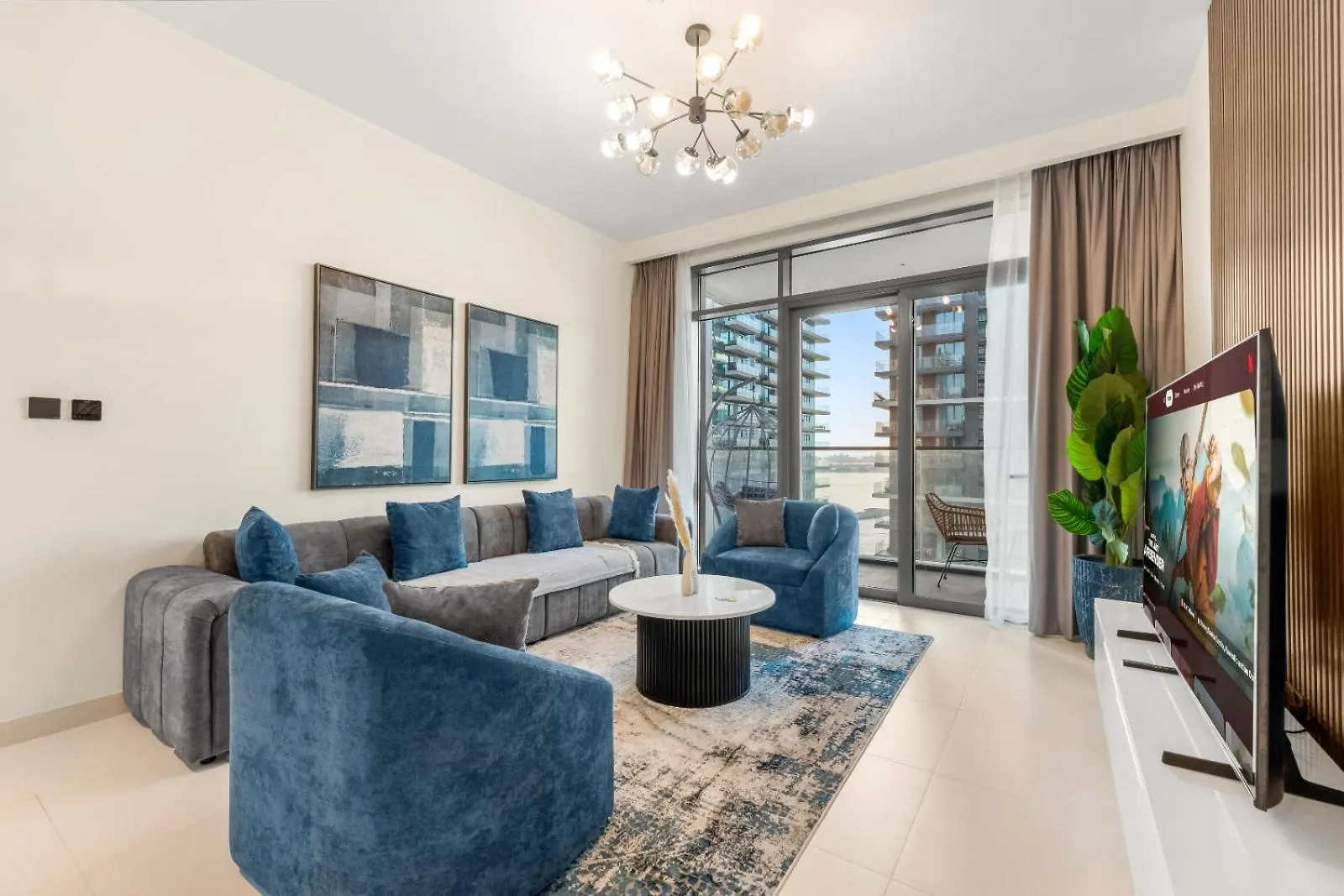 Beachfront Bliss In Marina Vista New & Cozy Dubaï Émirats arabes unis